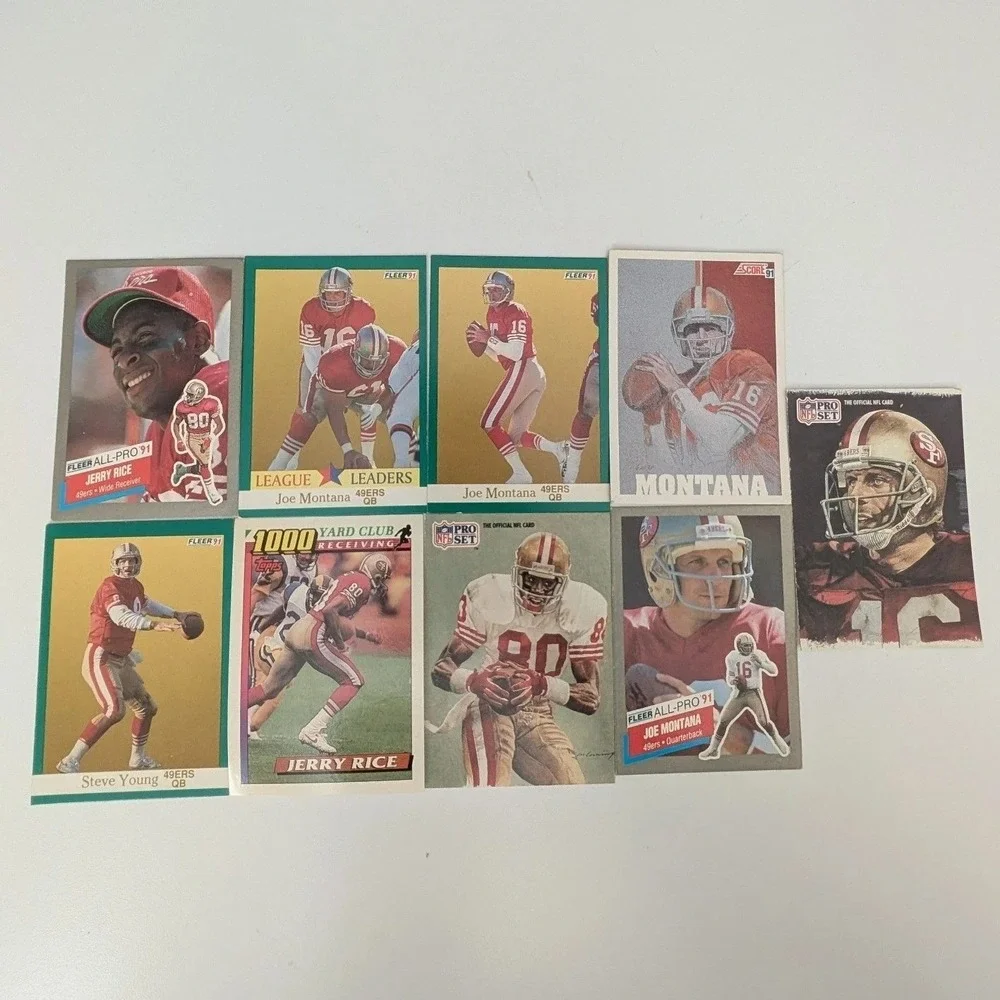 NFL Football Card Collection Binder 200+ Barry Sander Emmitt Smith‎ Rookies